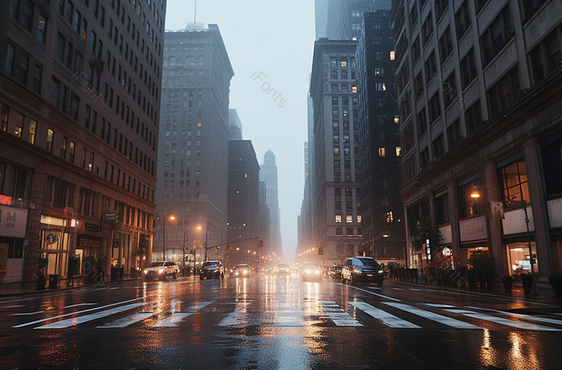 雨天的城市景观高楼林立城市摄影,高清,摄影图,摄影图片,图片大全,摄影图免费下载
